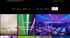 Desktop Screenshot of eventdrapery.com